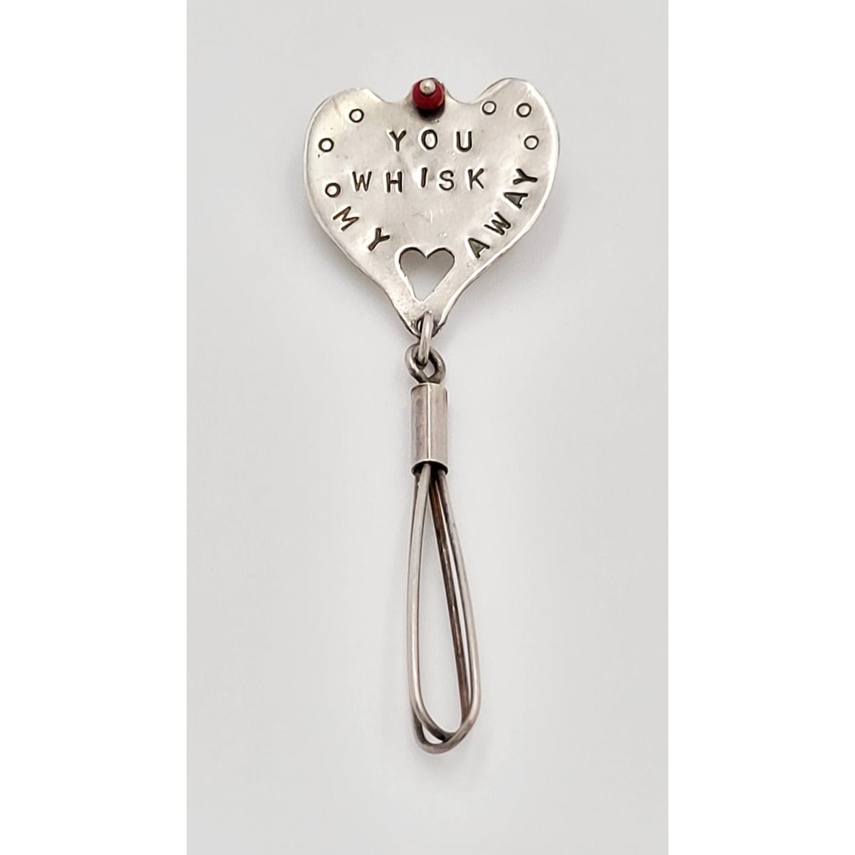Johnson Jewelry Designer Peggy Johnson Sterling Silver "You Whisk My Heart Away" Brooch 1986