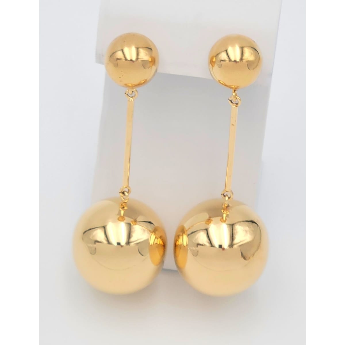 JW Anderson Jewelry JW Anderson Italian Huge Modernist Dangling Orbs Runway Earrings