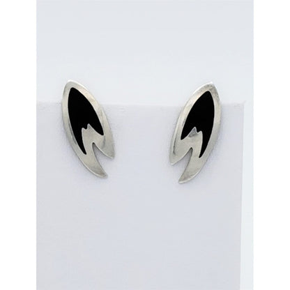 Kai Ehrling Feiling Jewelry Kai Ehrling Feiling Denmark Signed/Numbered 925 Enamel Abstract Earrings 50s-60s