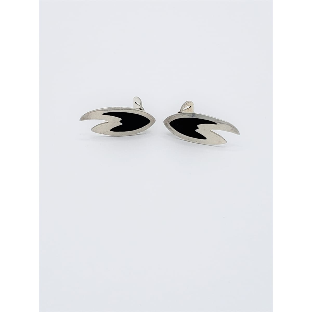 Kai Ehrling Feiling Jewelry Kai Ehrling Feiling Denmark Signed/Numbered 925 Enamel Abstract Earrings 50s-60s