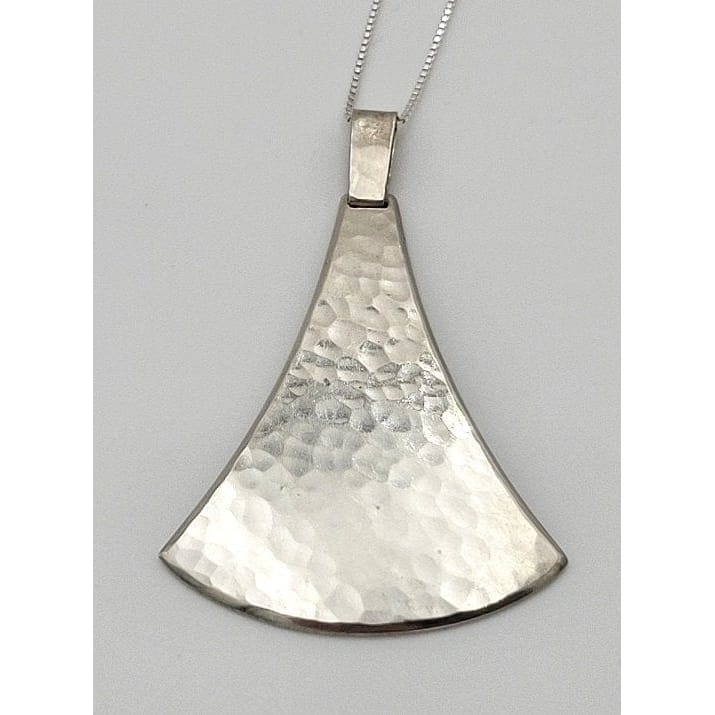 Kaj Faale Larsen Jewelry Super RARE Kaj Faale Larsen Norway 925S Viking Axe Head Necklace - Circa 1960&