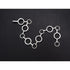 Kalevala Koru Jewelry Rare Paula Häiväoja Kalevala Koru Oy Sterling Modernist Geometric Bracelet 1971