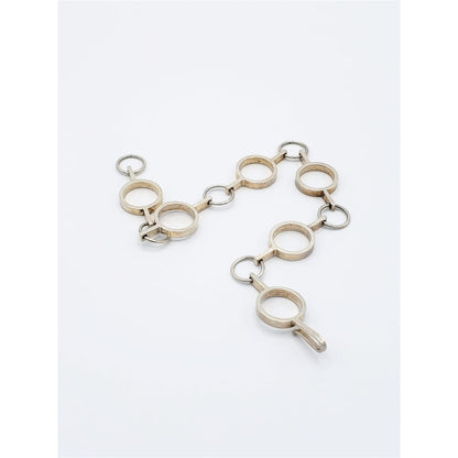 Kalevala Koru Jewelry Rare Paula Häiväoja Kalevala Koru Oy Sterling Modernist Geometric Bracelet 1971