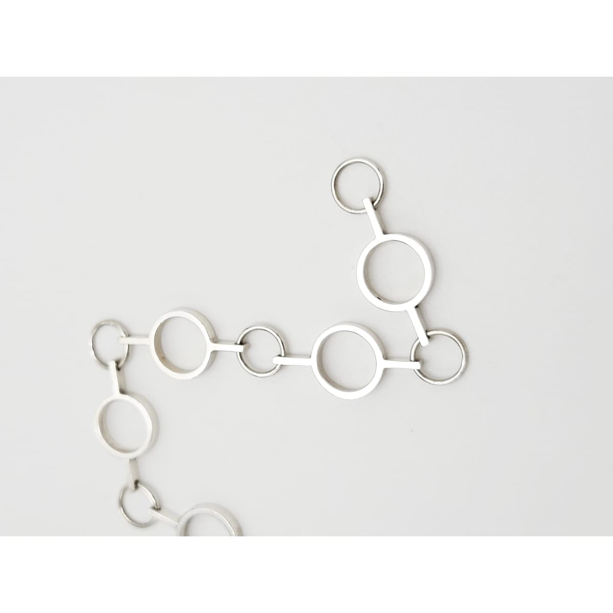 Kalevala Koru Jewelry Rare Paula Häiväoja Kalevala Koru Oy Sterling Modernist Geometric Bracelet 1971