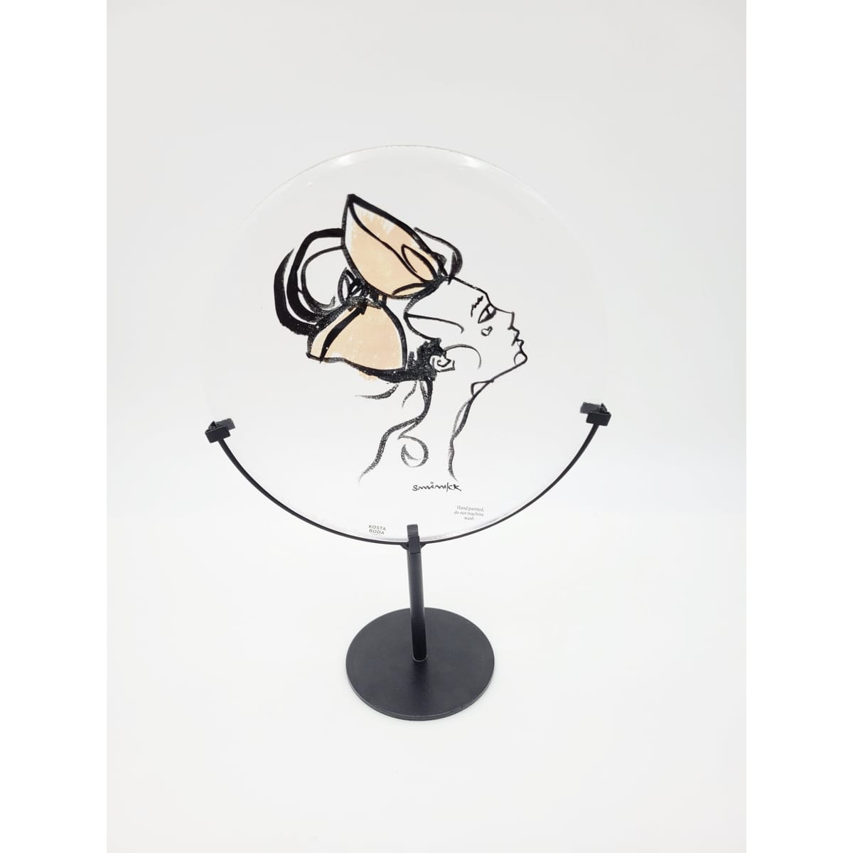 Kosta Boda Sculpture Kosta Boda Sweden Girl with Bandana Art Sculpture