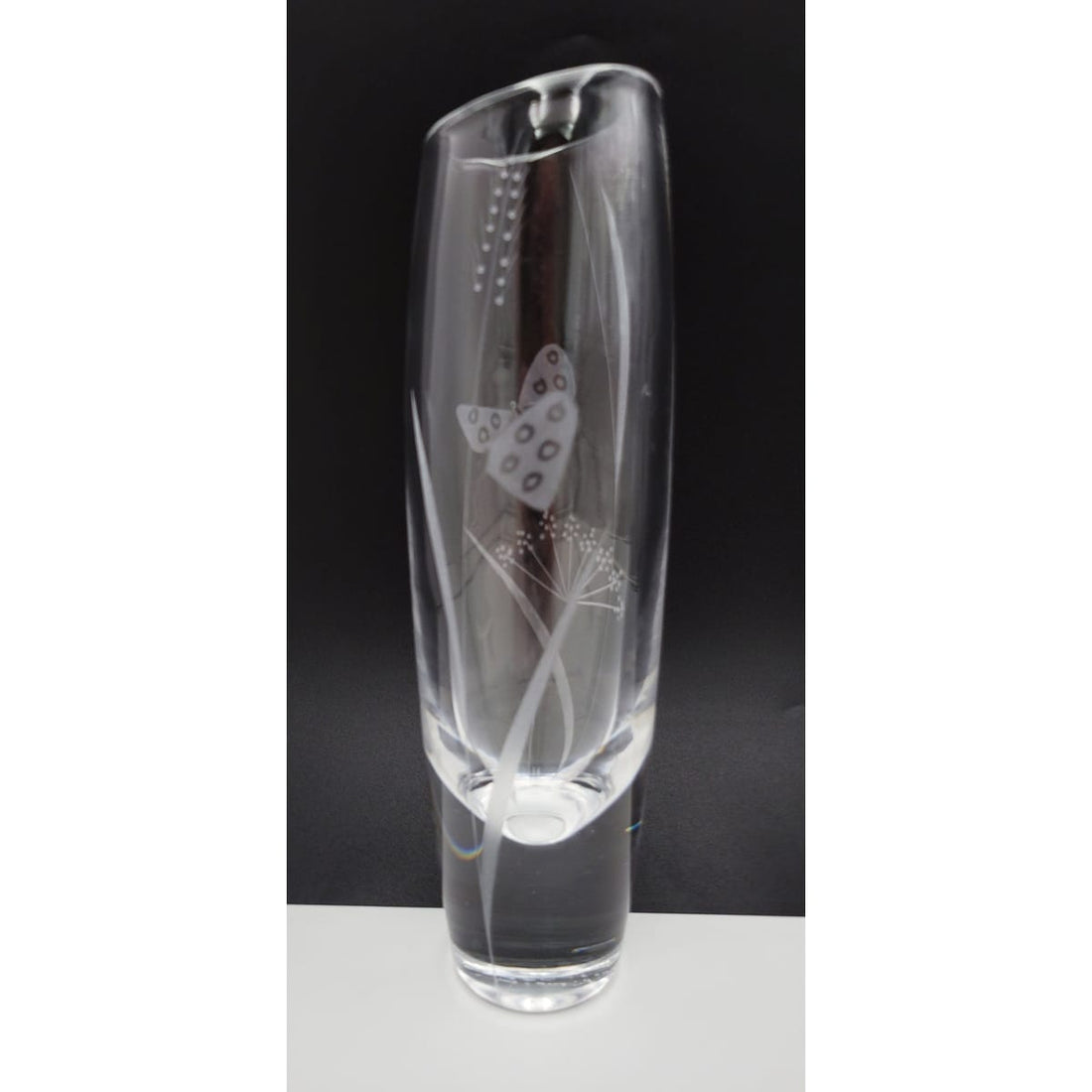 Kosta Boda Vase Vicke Lindstrand Kosta Boda Sweden Leaded Glass Vase Signed Numbered