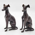 Kramer Sculpture Superb Bronze Whippet Dog Sculptures
