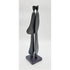 Kramer Sculpture Superb Modernist Tall Black Steel Best Friends Sculpture by Kramer of Canada 2005