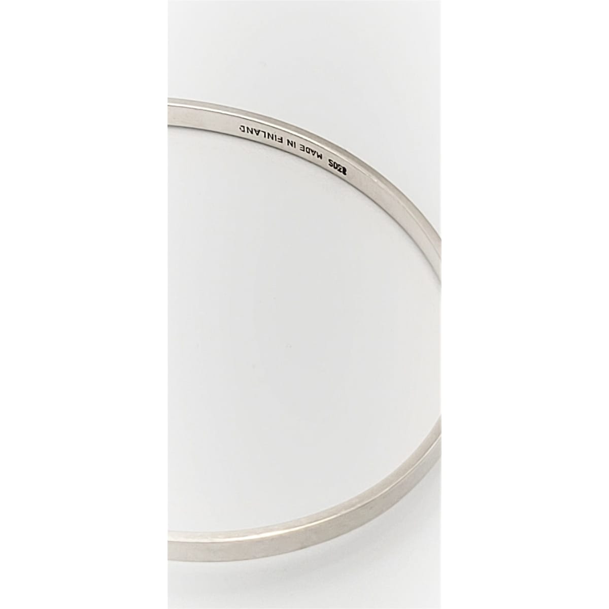 Kultateollisuus Ky Jewelry Finland Kultateollisuus Ky Modernist Sterling Fish Charm Bangle Bracelet 1960s