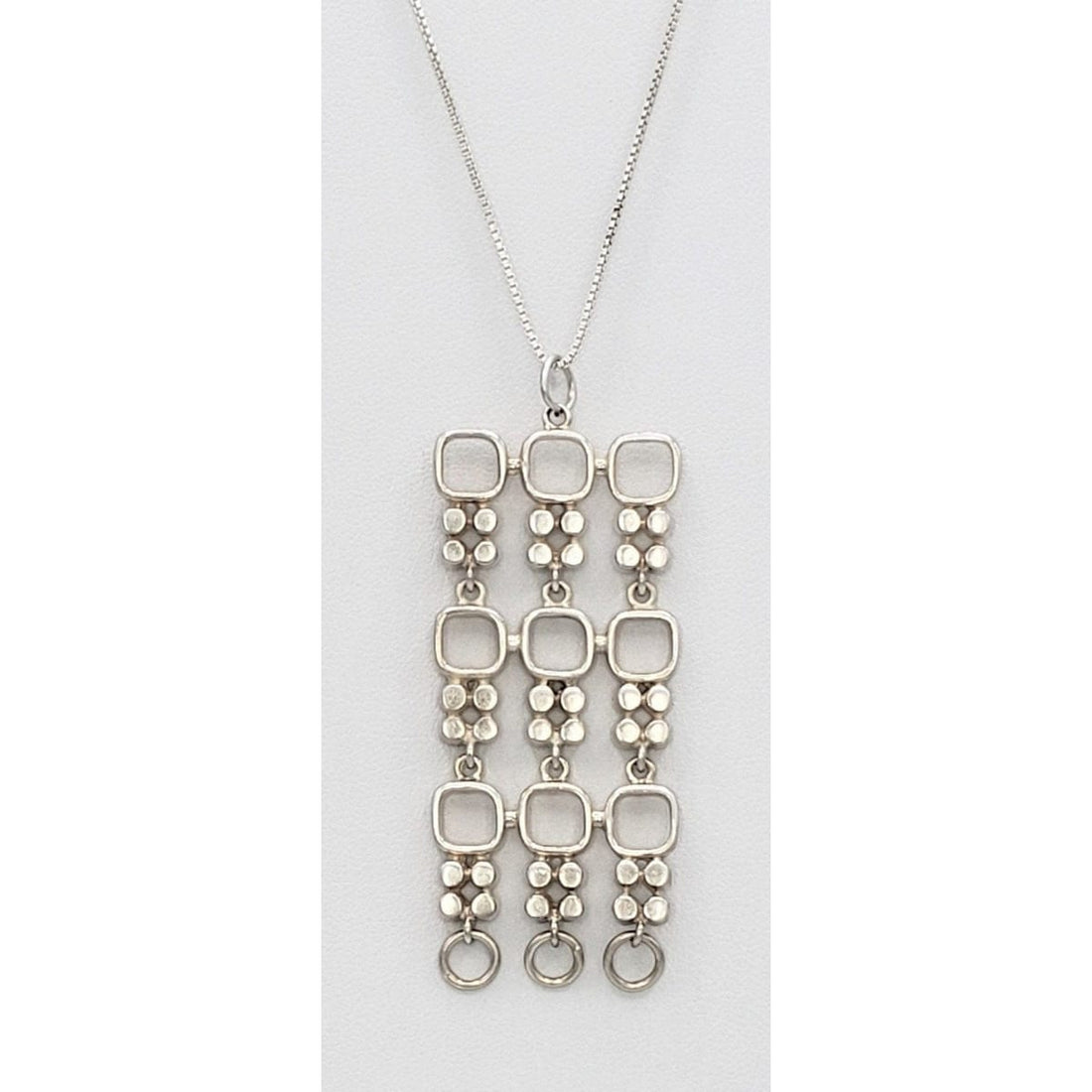 Kultateollisuus Ky Jewelry VNTG Jorma Laine Kultateollisuus Ky Finland 830/925 SS Necklace Circa 1971