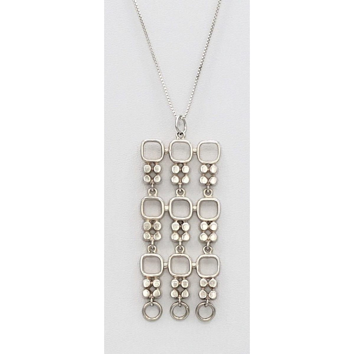 Kultateollisuus Ky Jewelry VNTG Jorma Laine Kultateollisuus Ky Finland 830/925 SS Necklace Circa 1971