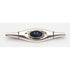 Kupittaan Kulta Jewelry Elis Kauppi Kupittaan Kulta Finland Modernist Sterling & Cabochon Brooch 1960