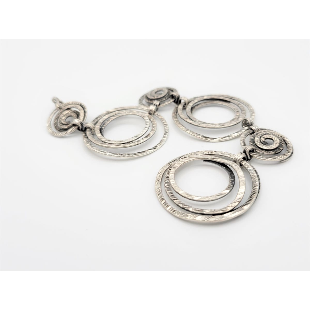 Kupittaan Kulta Jewelry RARE 925S Elis Kauppi Kupittaan Kulta Finland Modernist Circles Links Bracelet 1970