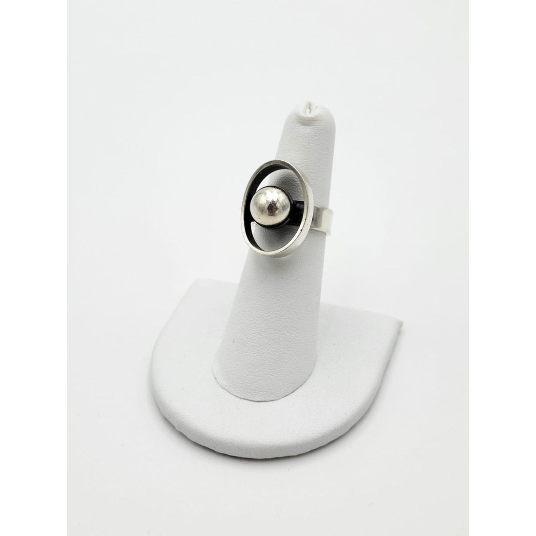 Kupittaan Kulta Jewelry Vintage Kupitaan Kulta Finnish Designer Elis Kauppi 925S Modernist 3-D Ring