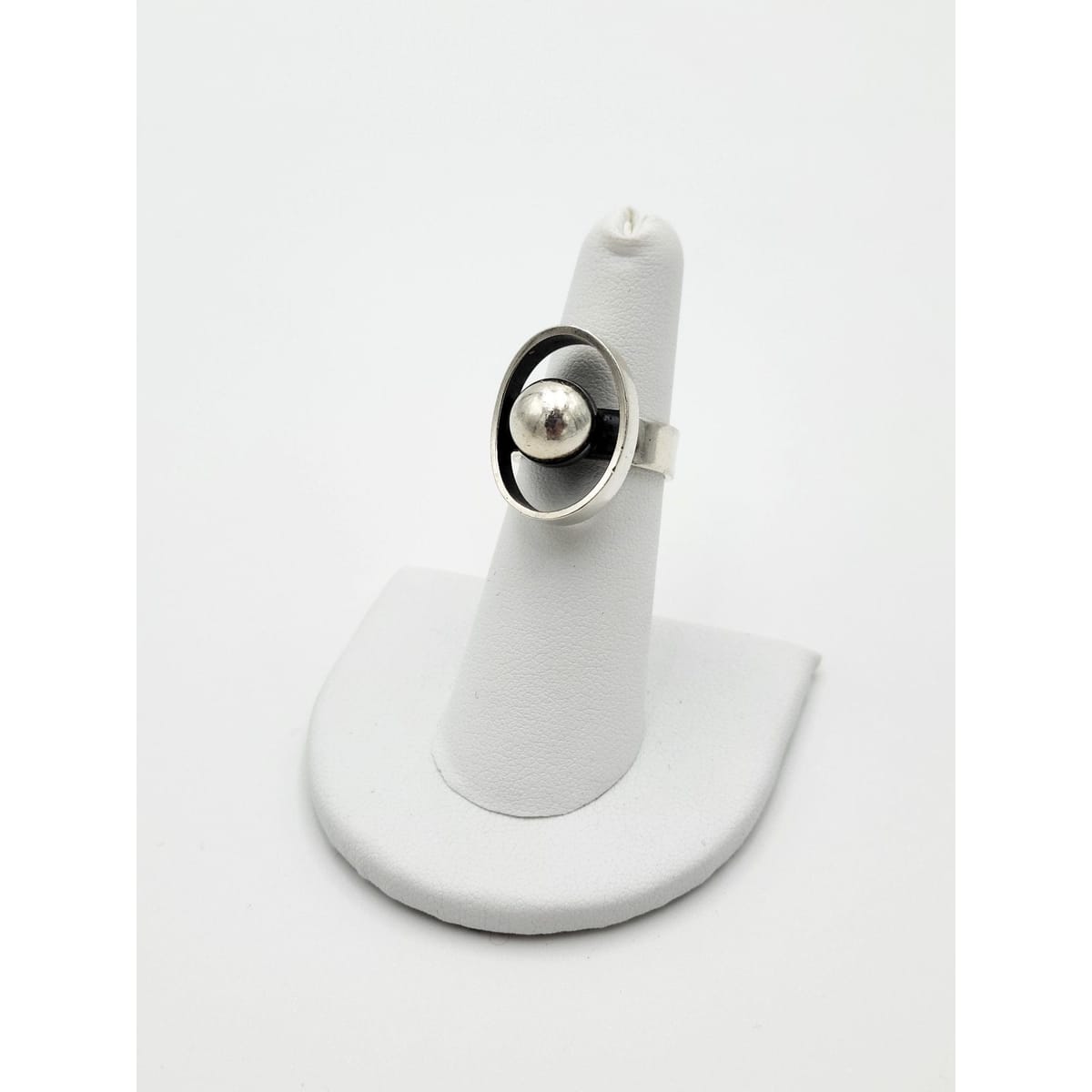 Kupittaan Kulta Jewelry Vintage Kupitaan Kulta Finnish Designer Elis Kauppi 925S Modernist 3-D Ring