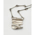 Lapponia Jewelry Superb Finnish Bjorn Weckstrom Lapponia Sterling Abstract Modernist Necklace 1983