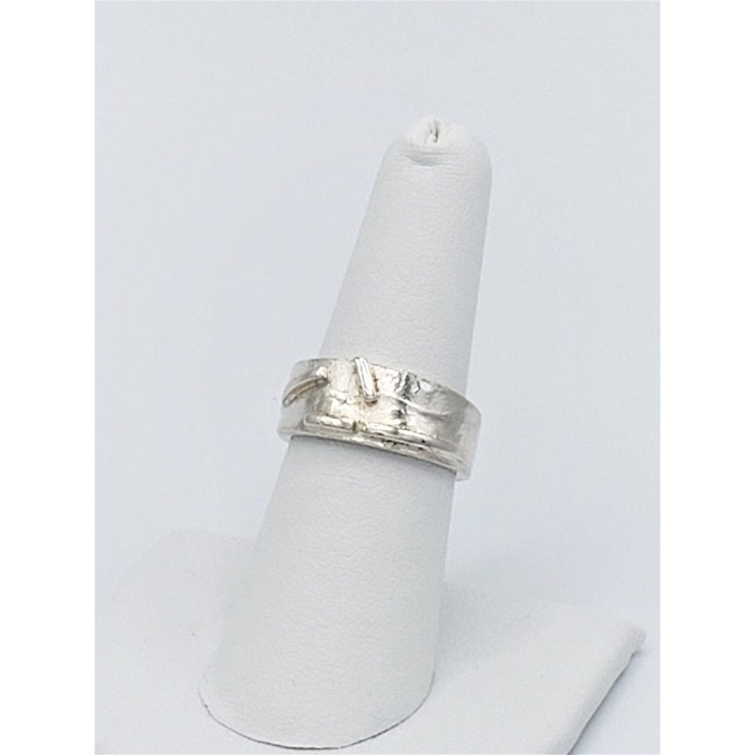 Lapponia Jewelry Vntg Bjorn Weckstrom Lapponia Finland 925S Modernist Abstract Unisex Ring