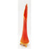 LE Smith Vase LE Smith Bittersweet Orange 3-Toed Hobnail Retro 16" Tall Swung Vase 1960s