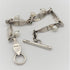 Lisa Jenks Jewelry Superb Artisan Lisa Jenks 925 Sterling Silver & Dangling Pearls Modernist Bracelet