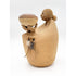 Lynn Hone Sculpture RARE US Laguna Pueblo Indian Artist Lynn Hone 2Pc Female Sculpture Circa 1987