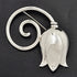 Madeline Turner Jewelry Iconic Tiffany & Jensen Designer Madeline Turner Sterling Tulip Brooch 1950s