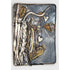 Marci Zelmanoff Jewelry RARE Designer Marci Zelmanoff Sterling Gold Copper Repousse Brooch 1978