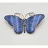 Marius Hammer Jewelry RARE MASSIVE 930SS Enamel Marius Hammer Norway Butterfly Brooch Over 100 y/o!