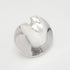 Matti J Hyvarinen Jewelry Matti J Hyvärinen Sirokoru Finland Modernist Fortune Cookie Sterling Cocktail Ring 1974