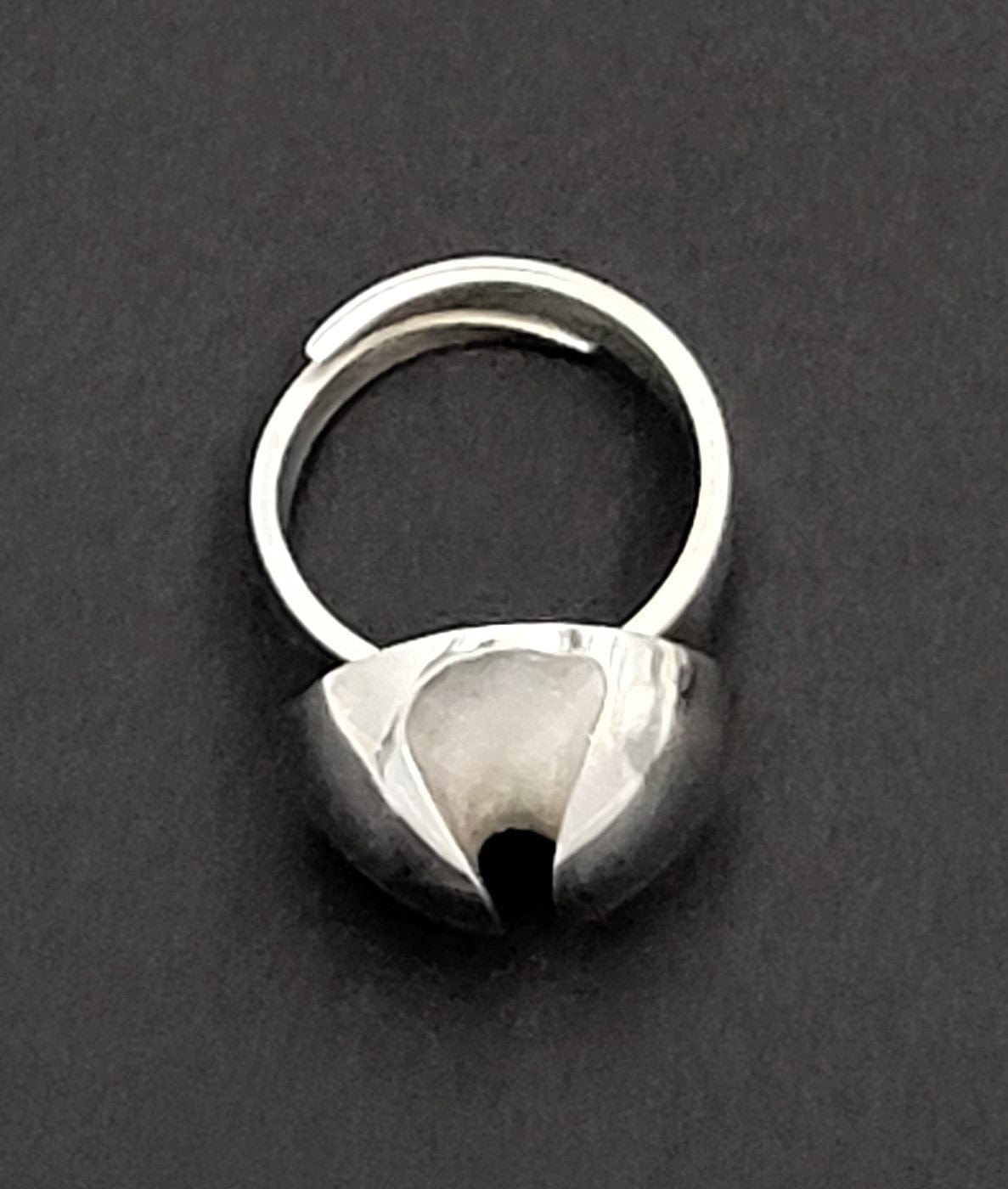 Matti J Hyvarinen Jewelry Matti J Hyvärinen Sirokoru Finland Modernist Sterling Cocktail Ring 1974