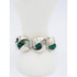 Matti J Hyvarinen Jewelry VNTG 925SS Hyvärinen Sirokoru Finland Modernist Floating Orbs Bracelet 1974 HUGE!