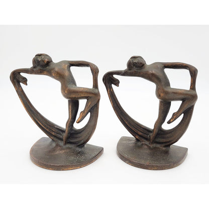 MCM Cast Iron Bookends Bookends 1920&