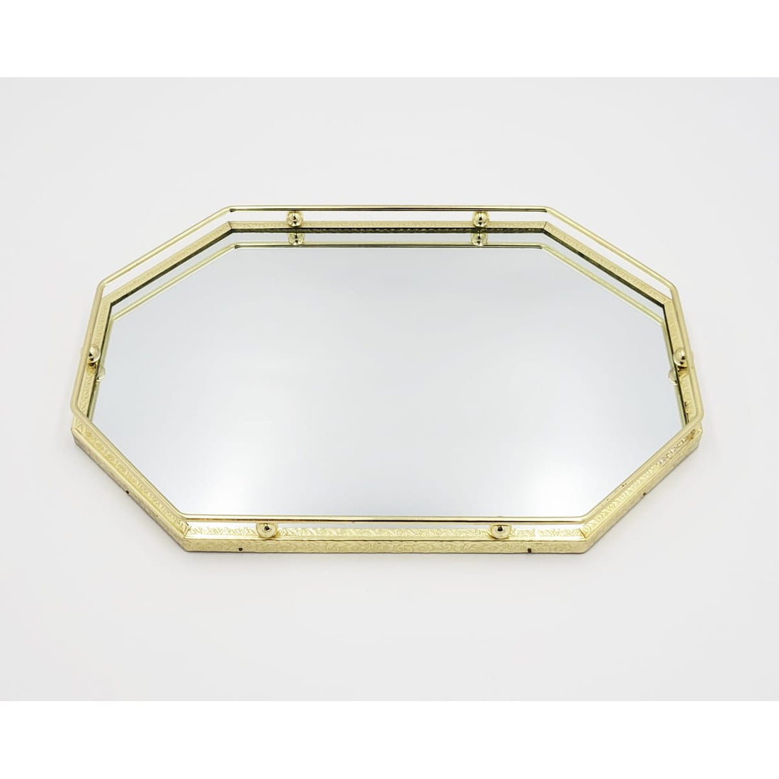 MCM Vanity Tray vanity mirror Mid Century Modern Brass and Mirror Hollywood Regency Vanity Tray 1950s