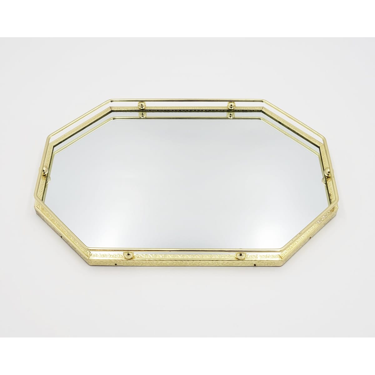 MCM Vanity Tray vanity mirror Mid Century Modern Brass and Mirror Hollywood Regency Vanity Tray 1950s