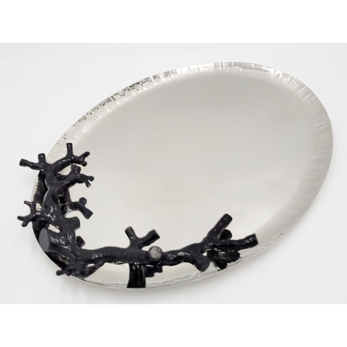 Michael Aram Platter Retired Michael Aram Ocean Reef Line Black Coral Medium Serving Platter HTF