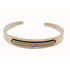 MM Rogers Jewelry 925S & 14k Gold J. Yazzie Navajo for MM Rogers Unisex Cuff Bracelet Circa 1980s