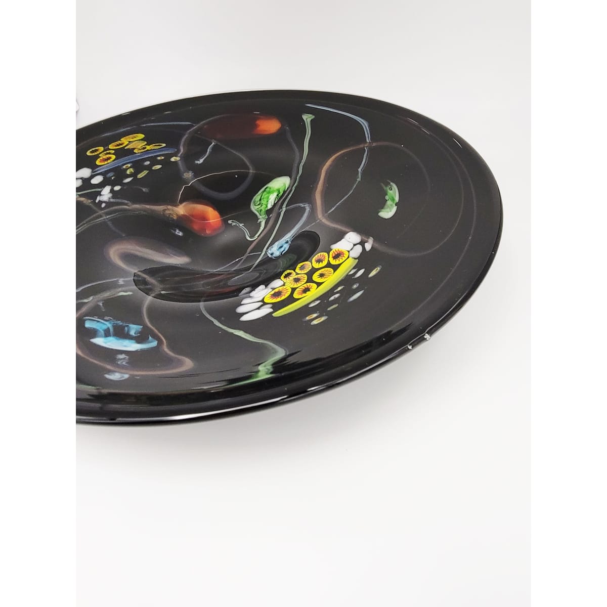 Murano Italy Centerpiece Bowl Giant Murano Glass Millefiori Centerpiece Bowl