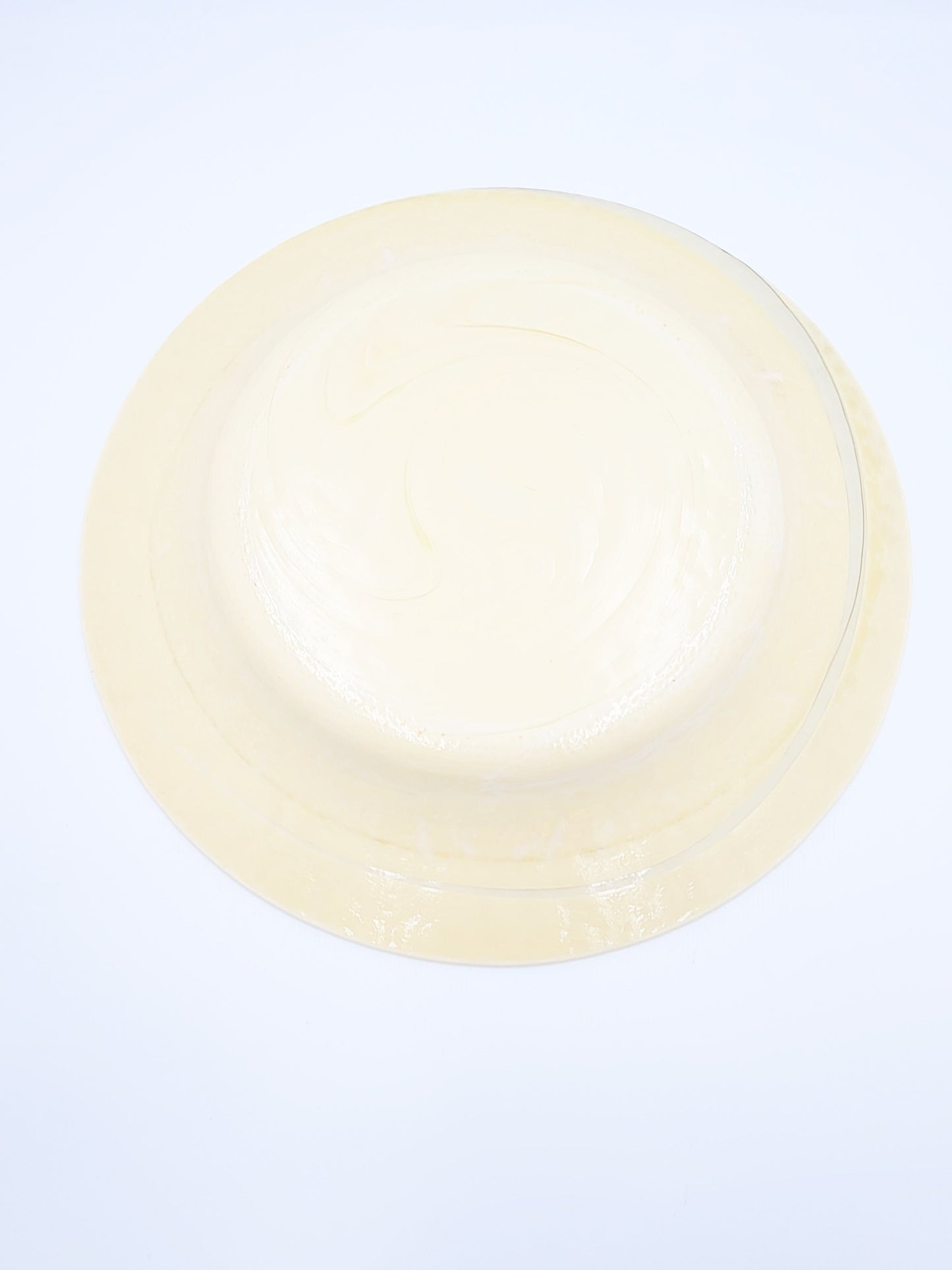 Murano Italy Centerpiece Decorative Bowl Giant Italian Murano Venezia Millefiori Cream Colored Centerpiece Plate 1990s