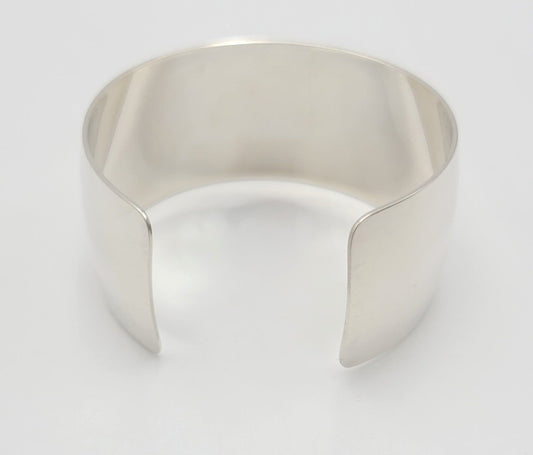 Niels Erik From Jewelry Danish Designer Niels Erik From Sterling Modernist Cuff Bracelet Circa 40s-50s