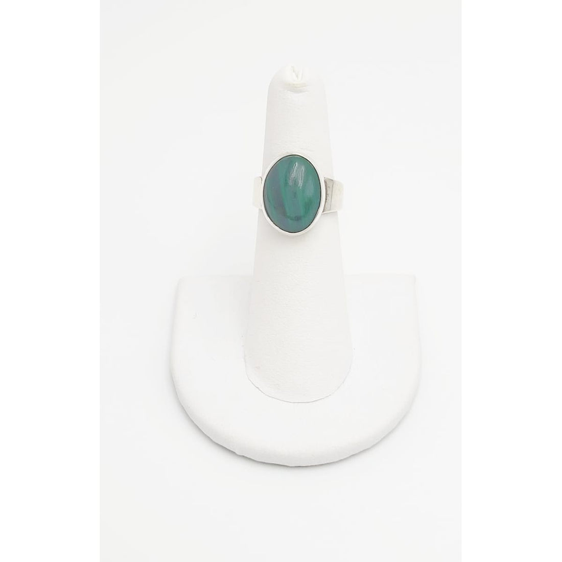 Niels Erik From Jewelry Danish Designer Niels Erik From Sterling Nephrite Modernist Ring Circa 1940s