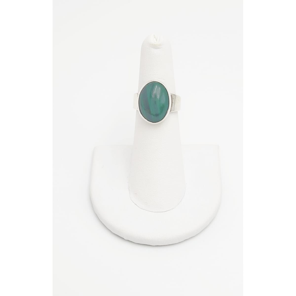 Niels Erik From Jewelry Danish Designer Niels Erik From Sterling Nephrite Modernist Ring Circa 1940s
