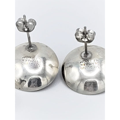 Niels Erik From Jewelry Danish NE From Chalcedony Sterling Modernist Brooch &amp; Earring SET 1940s/50s