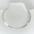 Niels Erik From Jewelry Vintage N.E. From Denmark 925 Minimalist Sterling Silver Choker Signed Danmark