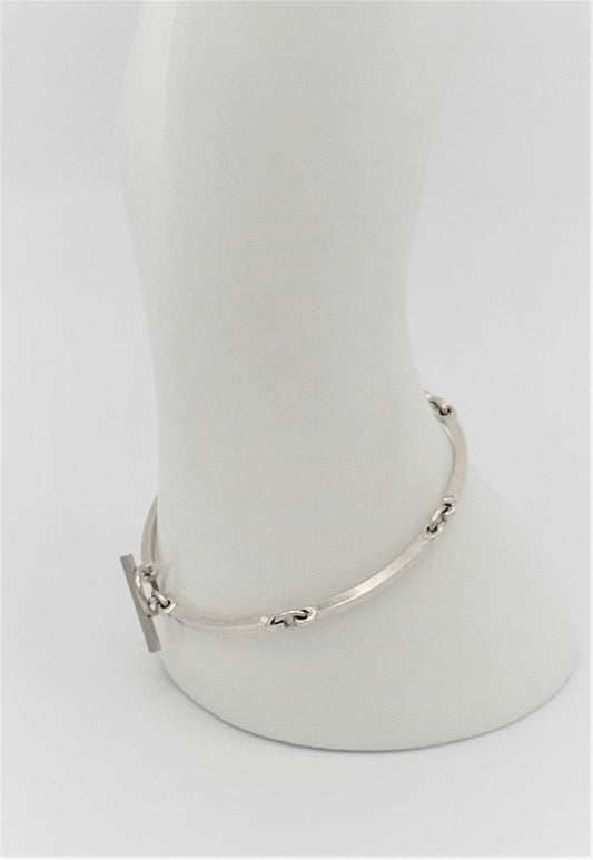Niels Erik From Jewelry Vintage Niels Erik From Denmark 925S Modernist Bar Links Bracelet Circa 1960s