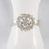 Niels Erik From Jewelry VNTG NE From Denmark 925SS Abstract Clear Quartz Modernist Cuff Bracelet Rare!