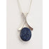 Niels Erik From Jewelry VNTG Niels Erik From Denmark 925 Sterling Modernist Lapis Lazuli Pendant Necklace