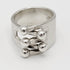 Norway Plus Designs Jewelry Designer Norway + Designs AGE Sterling Modernist 5 Prong Jester Size 6.5 Ring &