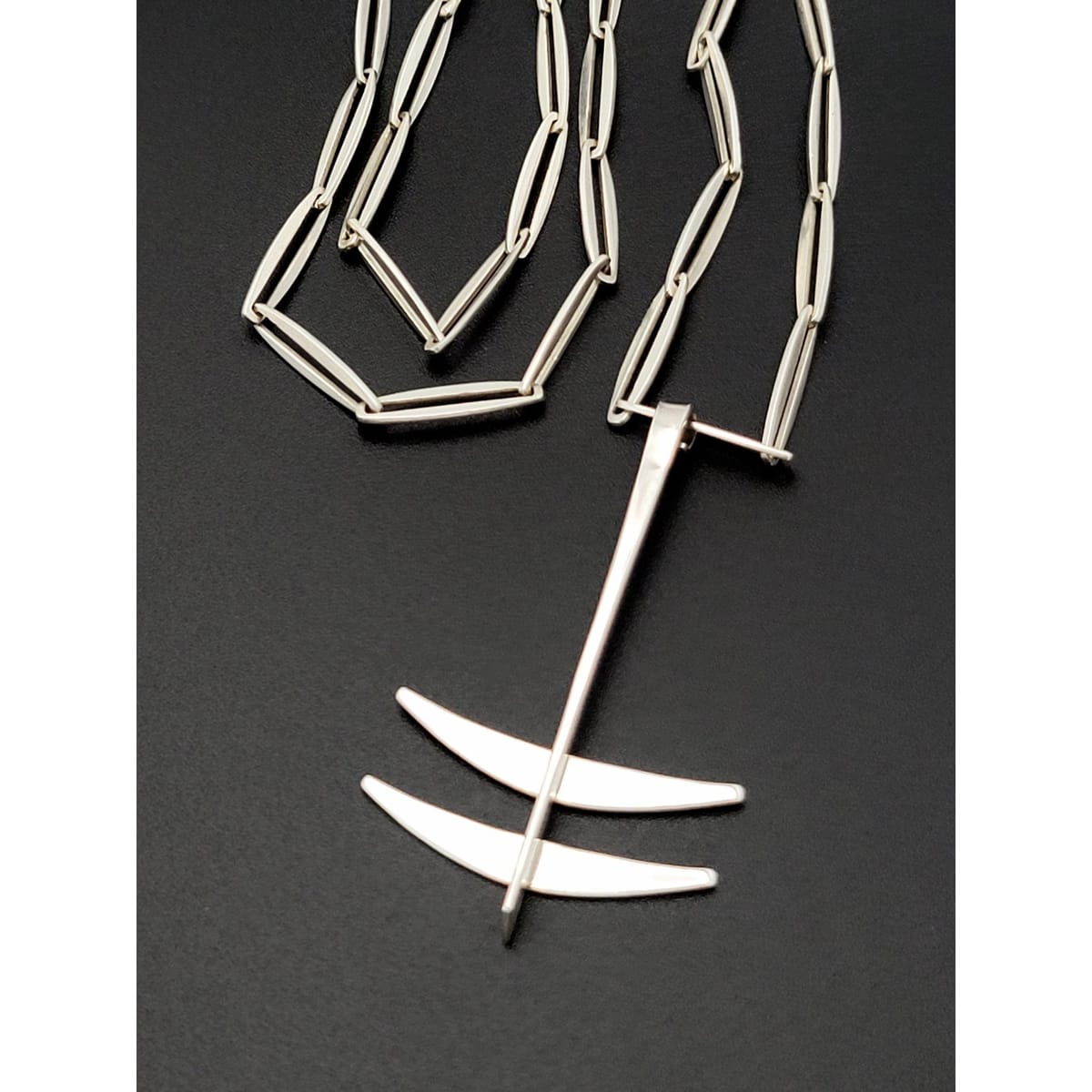 Norway Plus Designs Jewelry Norway Erling Christiansen Hand Wrought Sterling Viking Anchor Pendant Chain 60s