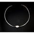 Norway Plus Designs Jewelry RARE Tone Vigeland NORWAY+Designs Sterling Modernist Fibula Neck Ring 60s