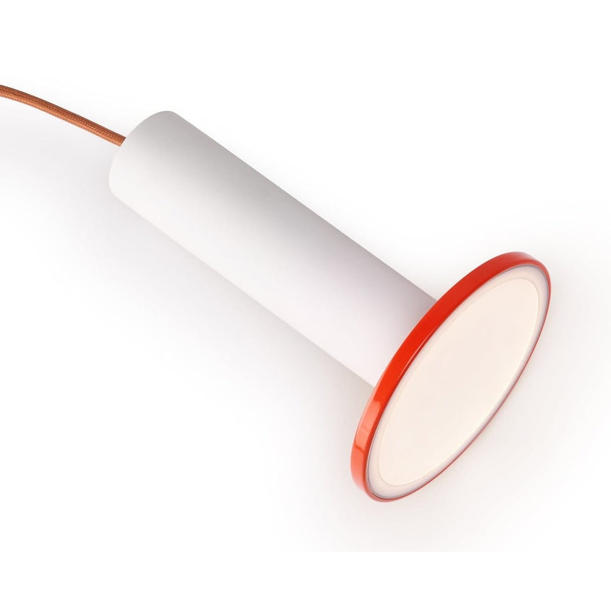 Pablo Cielo Lamps Pablo Designs "Cielo" Minimalist LED Pendant Light White Tomato Copper NIB