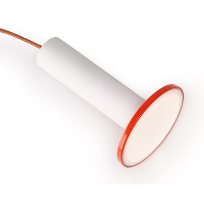 Pablo Cielo Lamps Pablo Designs "Cielo" Minimalist LED Pendant Light White Tomato Copper NIB